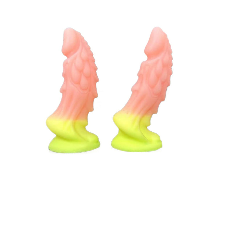 Color Alien Simulation Dick Masturbator Dildo Soft Meat Realistic Toy
