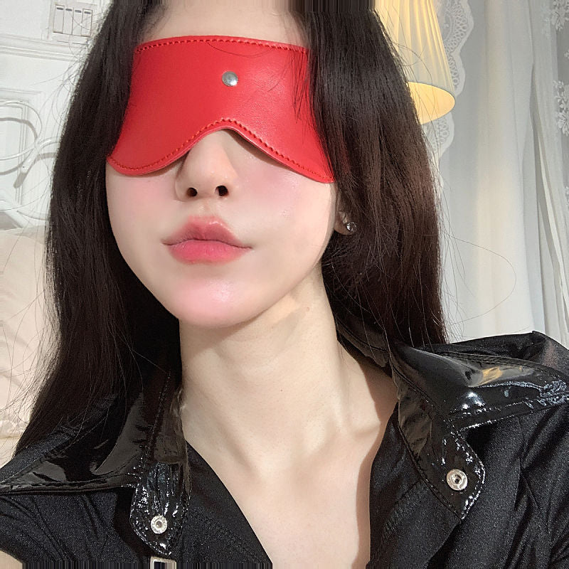 Leather SM Fox Blindfold Ball Cosplay Couple Game Mask PU Sex Mask Wholesale