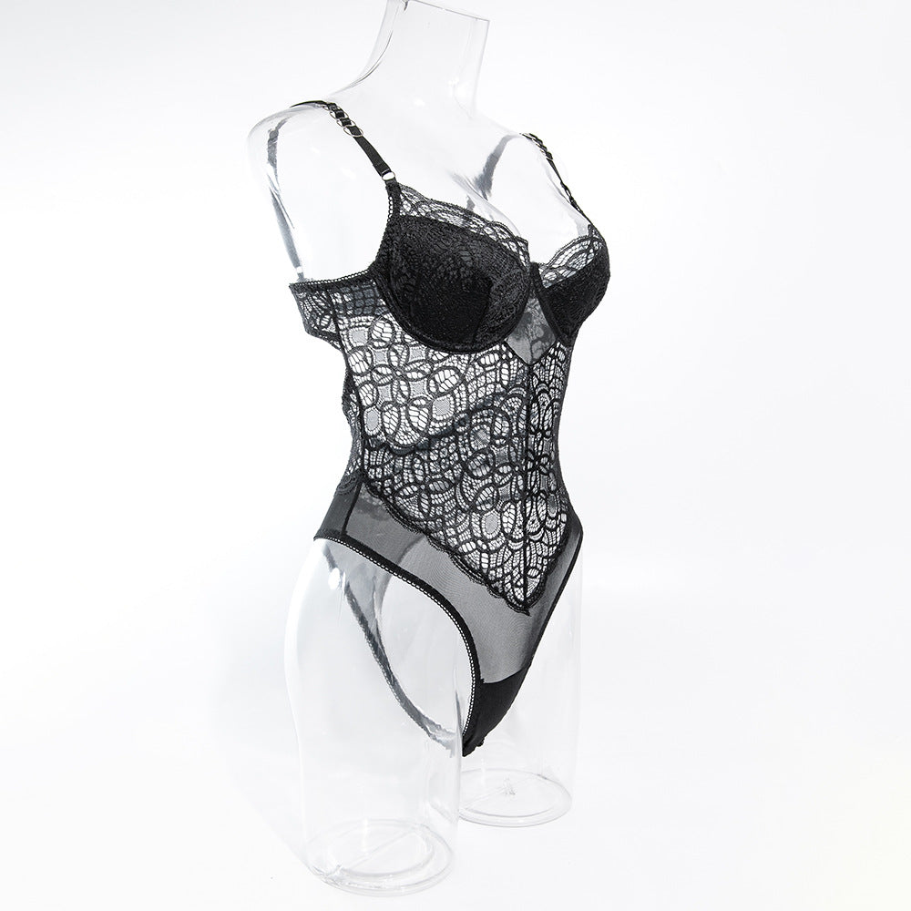 Lace trimmed shapewear