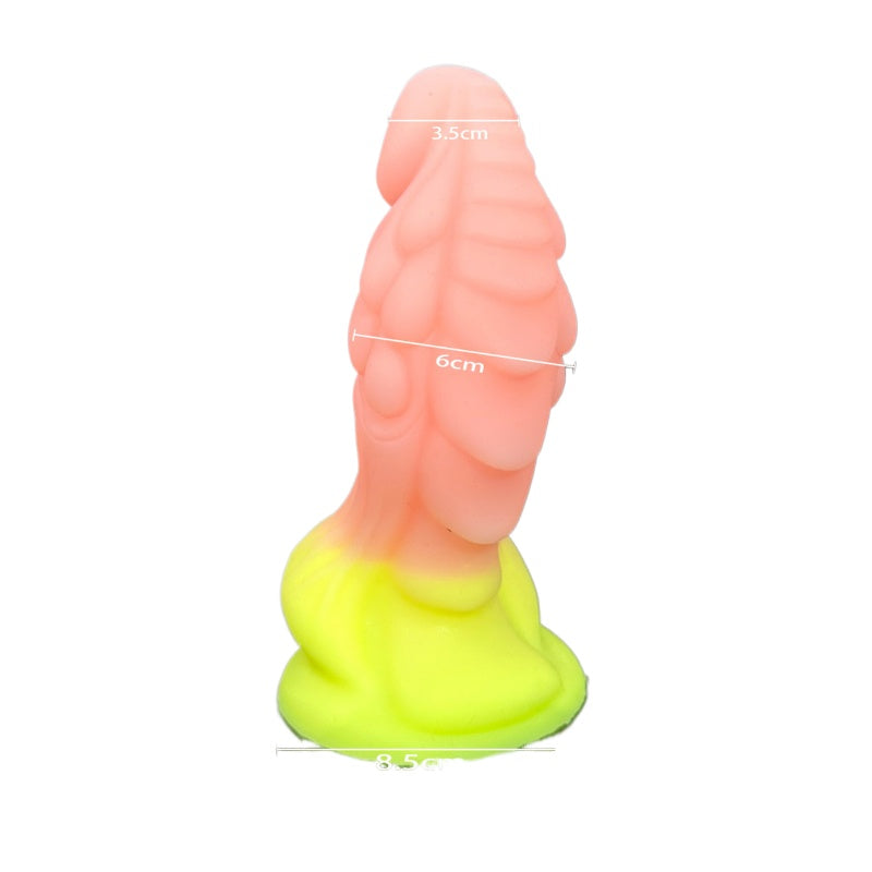 Color Alien Simulation Dick Masturbator Dildo Soft Meat Realistic Toy