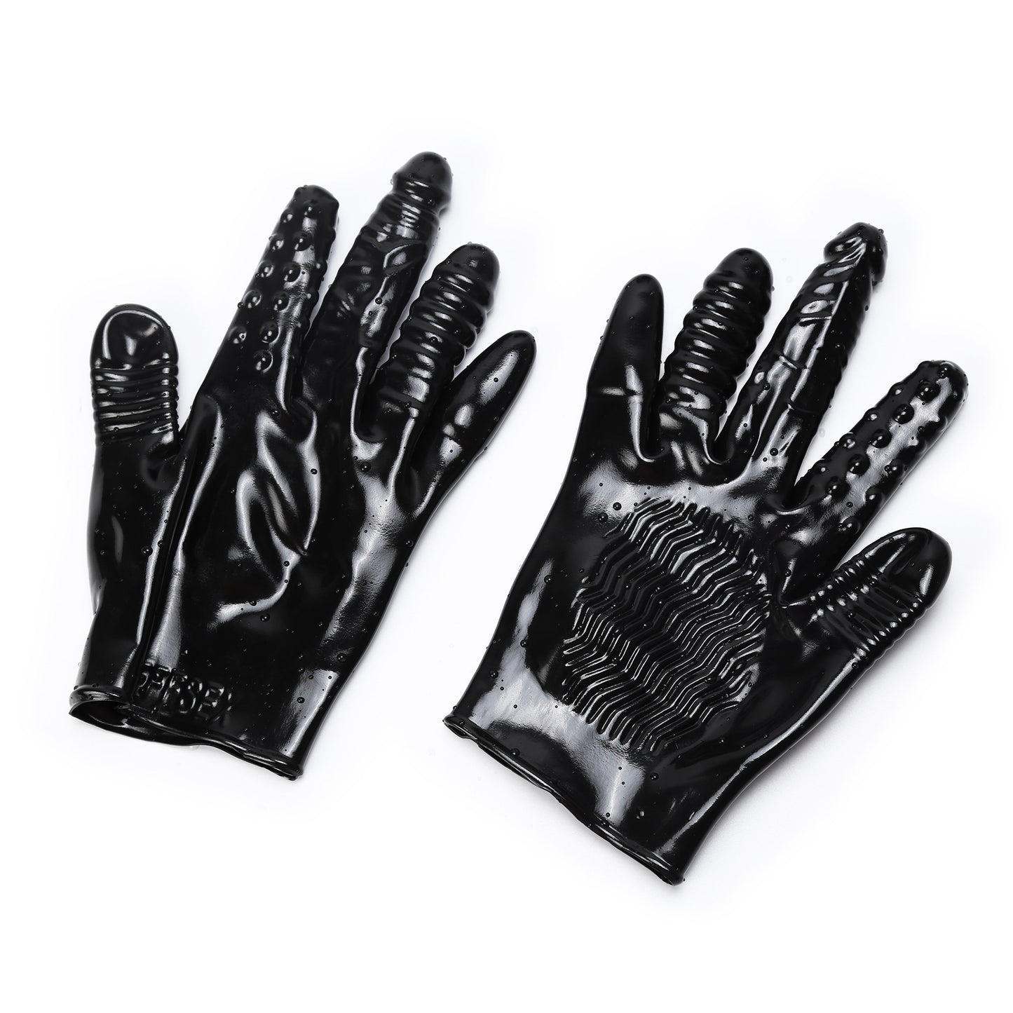 PVC Penis Can Vibrate A Variety of Sexual Fun Flirting Male and Female Sex Products Toy Gloves