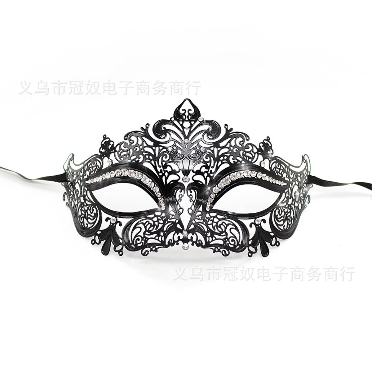 Adult Sex Mask Party Play Halloween Masquerade Ball Female Show Iron Mask Rhinestone Eye Mask