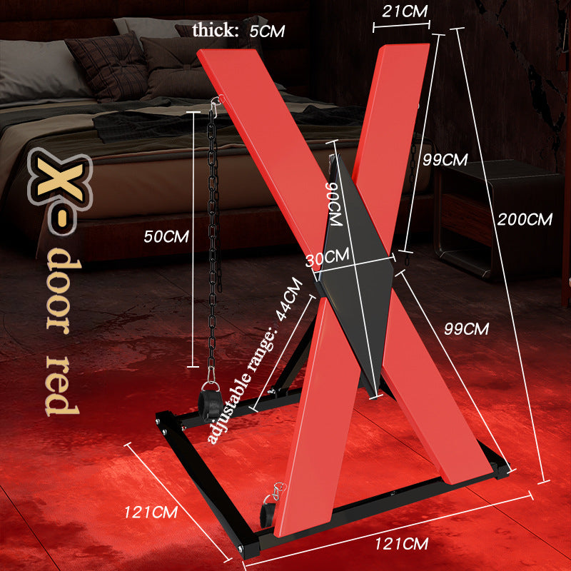 BDSM Bed Chair X Frame Adult Training Room Large Props Fixed Sex Cross X Sex Toy