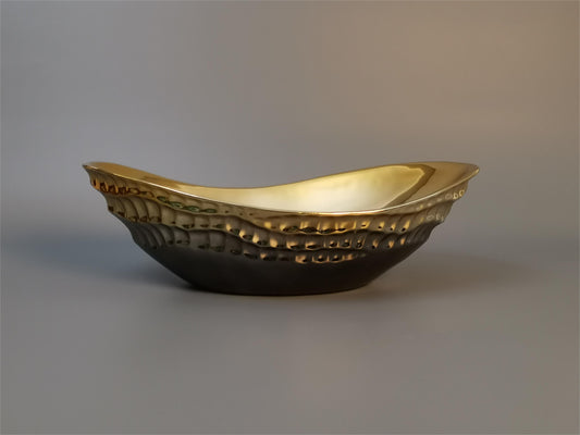 Elegant Golden Home Decor Decorative Bowl