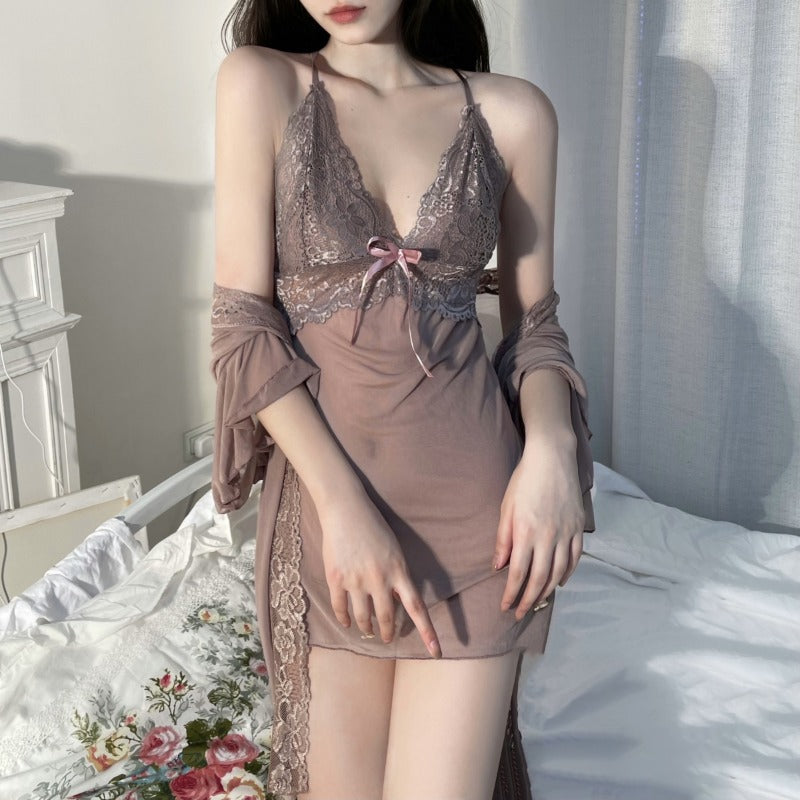 Thin Lace Nightgown