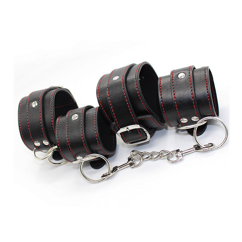 SM Handcuffs Collar Props Bed Bondage Toys Adult Sex Toys