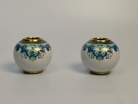 Traditional Blue and White Porcelain Candle holder